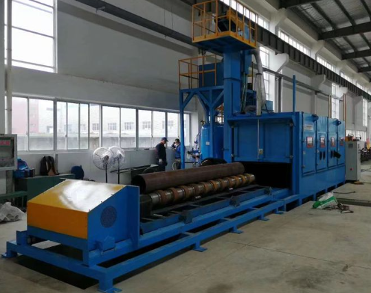 湘潭喷砂机在管道除锈中的现场施工应用